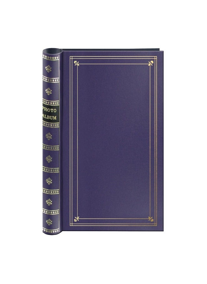 Pioneer Photo Albums - Spiral Bound Photo Album 300 Bi-Directional Memo Pockets Hold 4x6 Photos, Bay Blue - Image 1