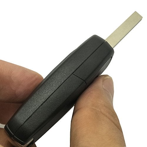 Arruweer Replacement Key Fob Cover Case Shell Fit for Chevy Cruze Camaro Equinox Impala Malibu Sonic 5 Buttons Keyless Entry Remote Flip Key Shell - Image 2
