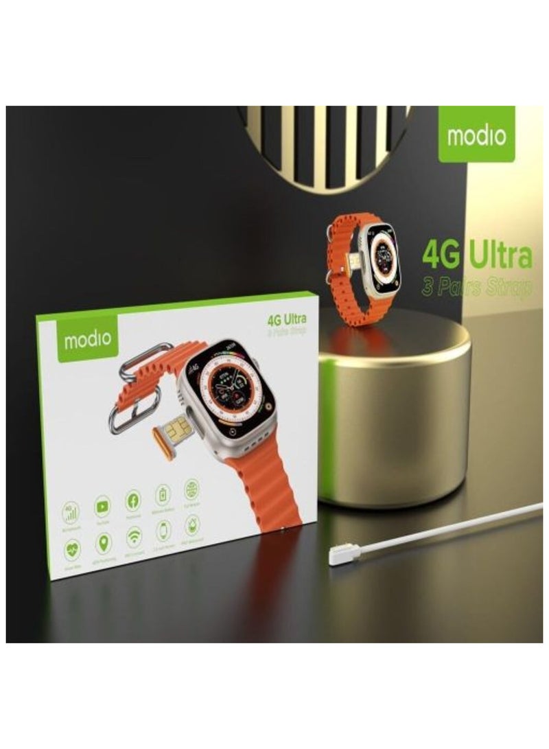modio 4G Ultra max  2.2 Inch HD Display 4g ran 64 g hard Smart Watch - Image 3