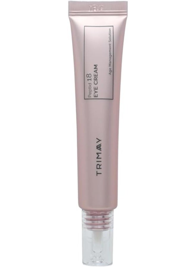 TRIMAY Peptid 18 Eye Cream 25ml | Korean Peptide Eye Cream for Dark Circles, Fine Lines, Puffiness & Wrinkle Care | Hydrating Firming Eye Cream with Hyaluronic Acid & Niacinamide - Image 2