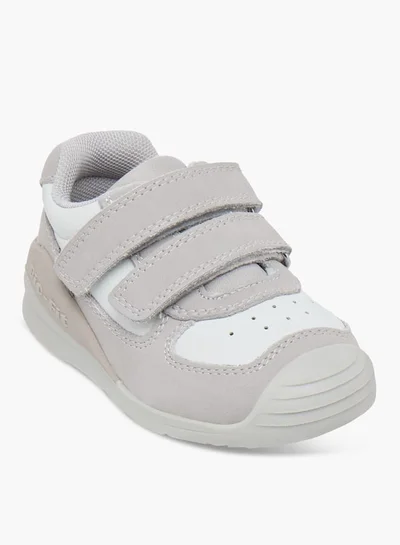 Barefeet Textured Sneakers with Hook and Loop Closure