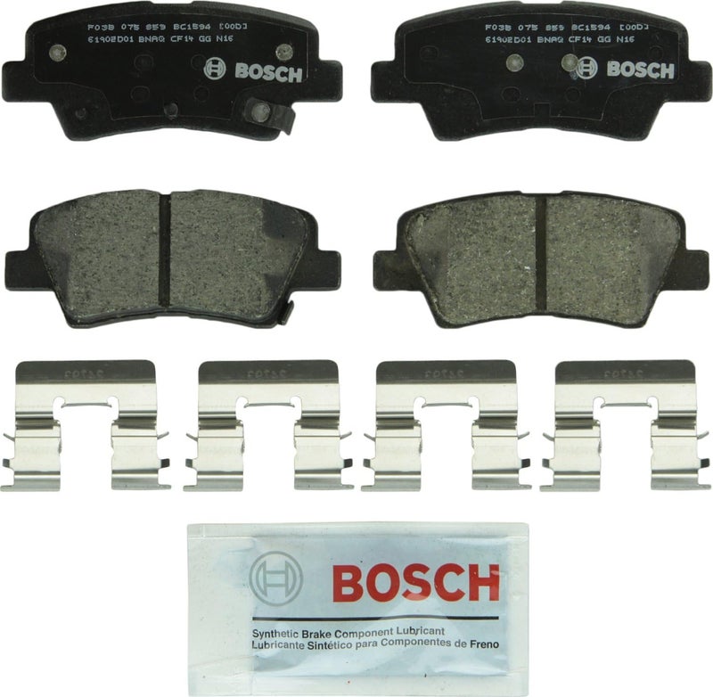 BOSCH BC1594 QuietCast Premium Ceramic Disc Brake Pad Set - Rear - Image 1