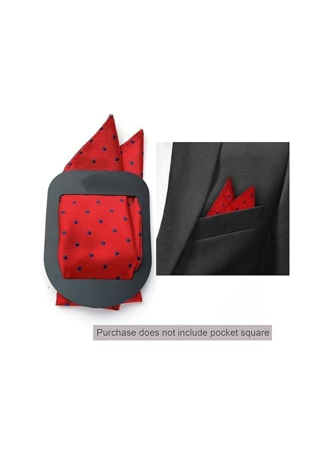 The White Shop - 3pcs, Men's Pocket Square Holder, Best Accessories for Suits, Tuxedos, Jackets, Dinner Jackets, - Image 1