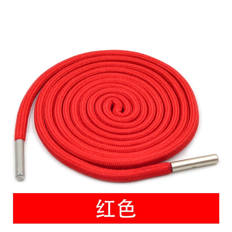 High-End Metal Tip Drawstrings for Hoodies and Pants Red