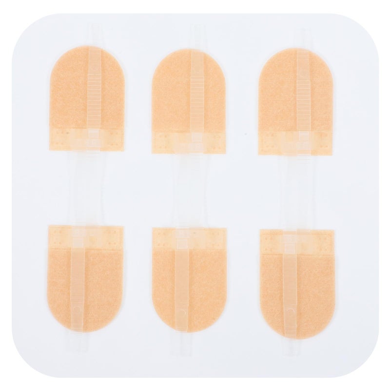 3 Pcs Skin Tone Zip Closure Strips Adhesive Bandages 70mm X 22mm for Outdoor First Aid Wound Closure - Image 2