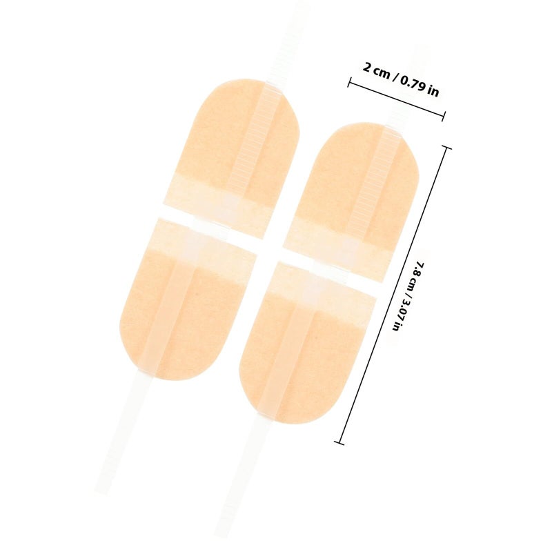 3 Pcs Skin Tone Zip Closure Strips Adhesive Bandages 70mm X 22mm for Outdoor First Aid Wound Closure - Image 3