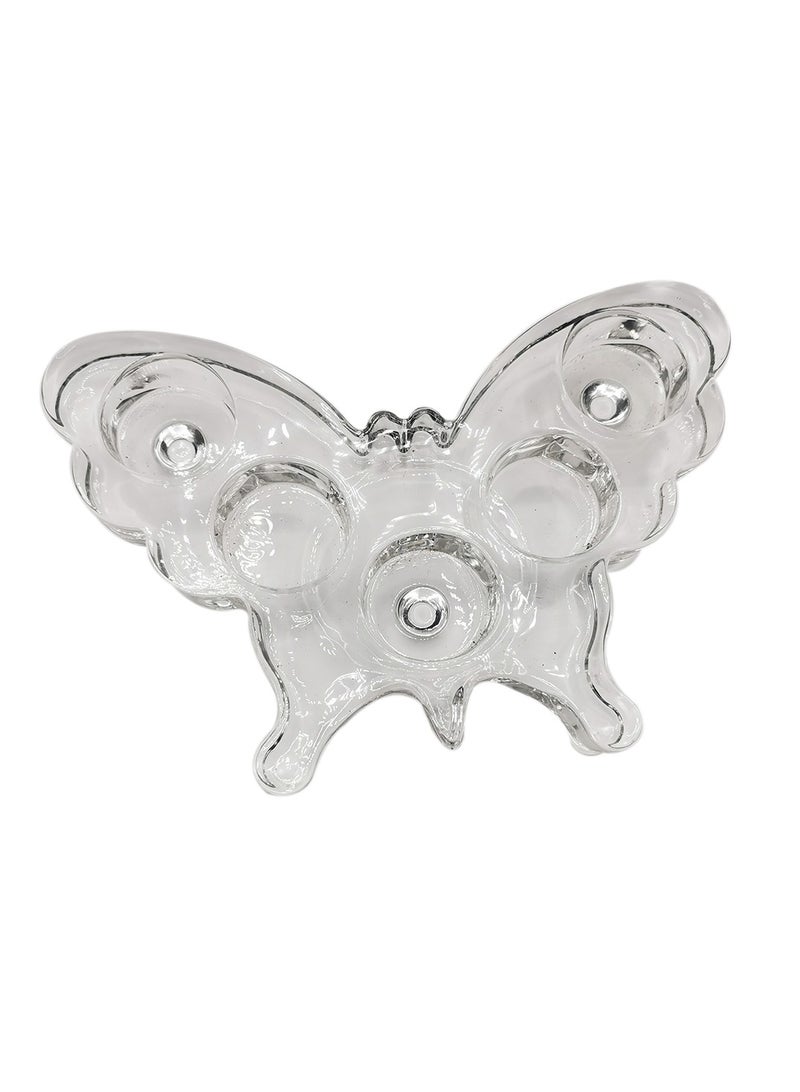 asmat Decorative Butterfly Candle Holder – 5 Slot Tea Light Display for Special Days  - Image 2