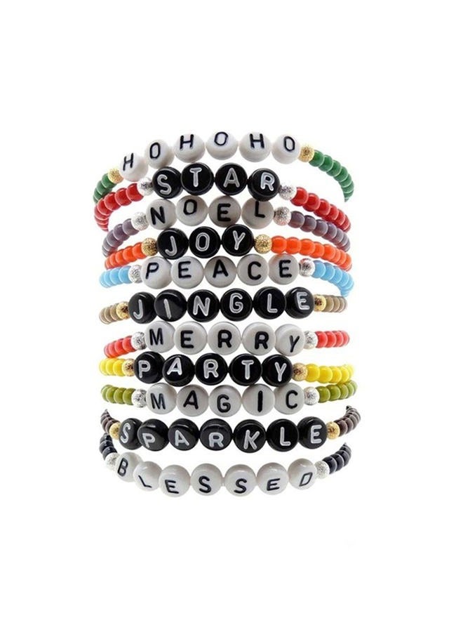 Looconi Amaney 1400pcs 4x7mm Black Round Acrylic Alphabet Letter Beads A-Z for Jewelry Making 7x4mm US - Image 4