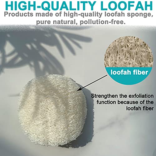 Mr.Cui'shop 18 pcs/Set Natural Exfoliating Face Pad Loofah Sponge Facial Brush - Makeup Remover - Shower Scrubber - Remove Dead Skin - Body Bath Spa for Men & Women - Renewable Resource - Pack of 18 - Image 3