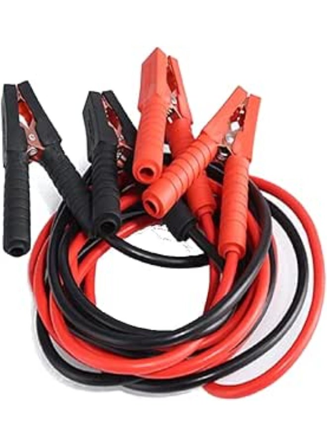 كابل توصيل بطارية 800 أمبير للمهام الشاقة - وصلة بطارية نحاس بمشابك معزولة بالكامل - كابل توصيل احترافي عالي التوصيل للسيارات والشاحنات