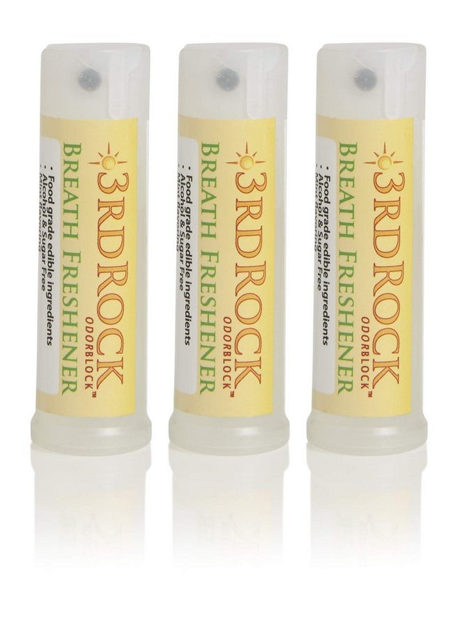 3rd Rock Essentials 3rd Rock Essentials | ODORBlock Natural Breath Freshener Spray | Non Toxic Alcohol Free & Sugar Free Odor Control Mouth Spray | All Natural Personal Care (0.5 fl oz | 3 Pack)  - Image 3
