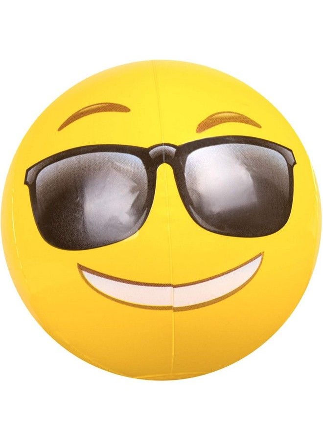 Coconut Float - Emoji Beach Ball Sunglasses Cool Shades Emoji 18 In Beach Ball - Image 1