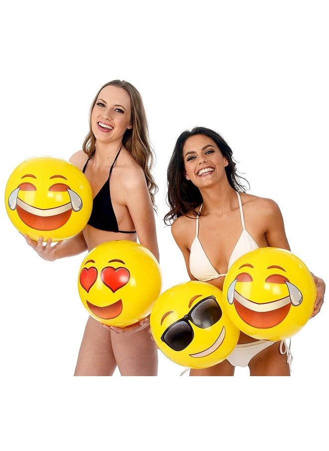 Coconut Float - Emoji Beach Ball Sunglasses Cool Shades Emoji 18 In Beach Ball - Image 1