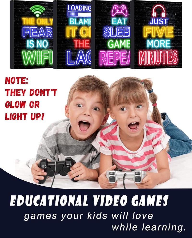 BPA Neon Video Game Room Decor for Boys - Image 5