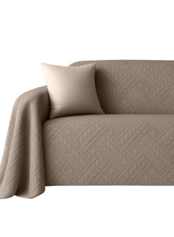 سنوز غطاء كنبه كوفي سبايك جكارد، 250*200 سم - Image 4