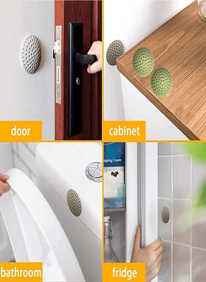 STORE 2508 Store2508 Wall Protectors Self-Adhesive Door Handle Bumper Guard Stopper Rubber Self- Adhesive Crash pad Multicolour (16 Pcs Mixed Colours) - Image 5