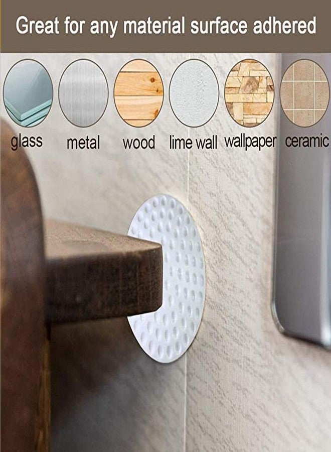 STORE 2508 Store2508 Wall Protectors Self-Adhesive Door Handle Bumper Guard Stopper Rubber Self- Adhesive Crash pad Multicolour (16 Pcs Mixed Colours) - Image 3