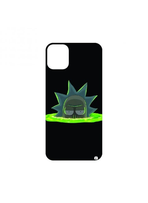Printed Back Phone Sticker For IPHONE 11 Animation Rick From Rick And Morty