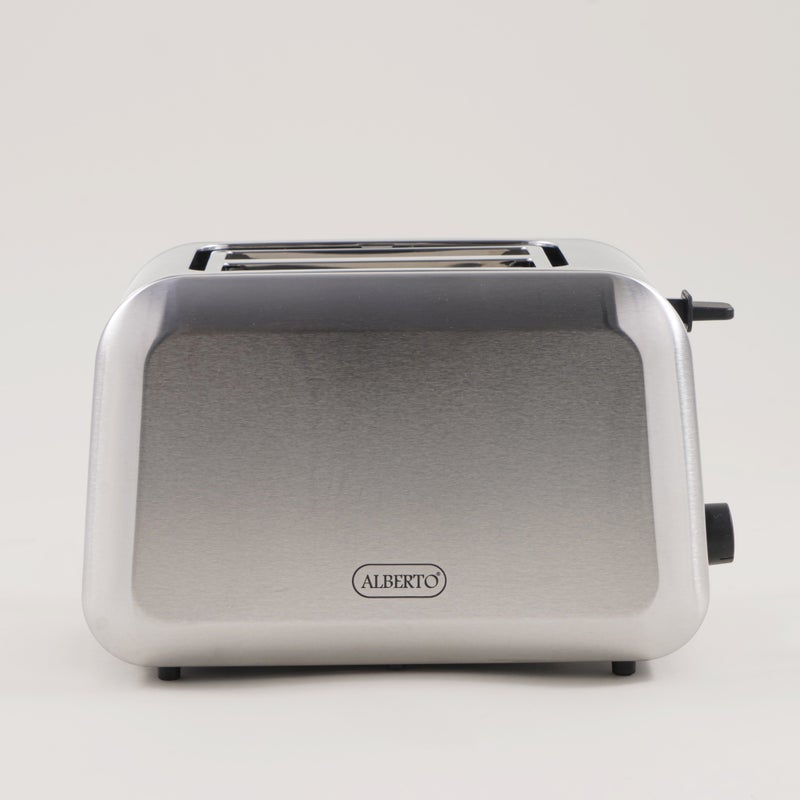 ألبرتو محمصة خبز شريحتين ستانلس ستيل فضية 750 واط - Image 2