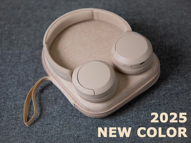 Ginsco Case Compatible with JBL Tune 510BT/520BT/500BT with Sony WH-CH520/510, Ultra-Slim Hard Shell Headphone Case for On Ear Headphones (Beige) - Image 5