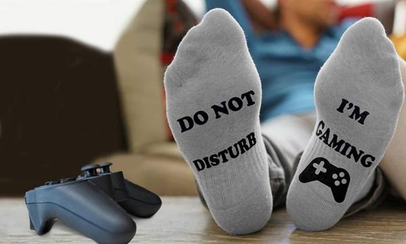NDLBS Funny Christmas Gifts Novelty Gaming Socks Christmas Stocking Stuffers for Men Teens Boys Kids Him Adult Xmas Gifts - Image 3