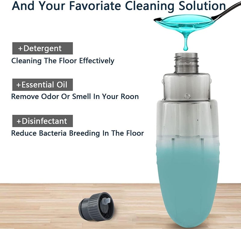 TDOO Microfiber Spray Mop for Floor Cleaning,Wet and Dry Floor Cleaner,360 Degree Spin Microfiber Dust Kitchen Mop with Washable Pads 360ML Water Tank Sprayer (360ML) (PSTB-B) - Image 2