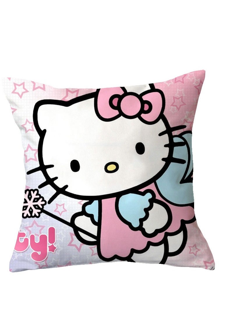 Hello Kitty Cute Cat Pillow Pink Cute Girl Heart Pillow  - Image 1