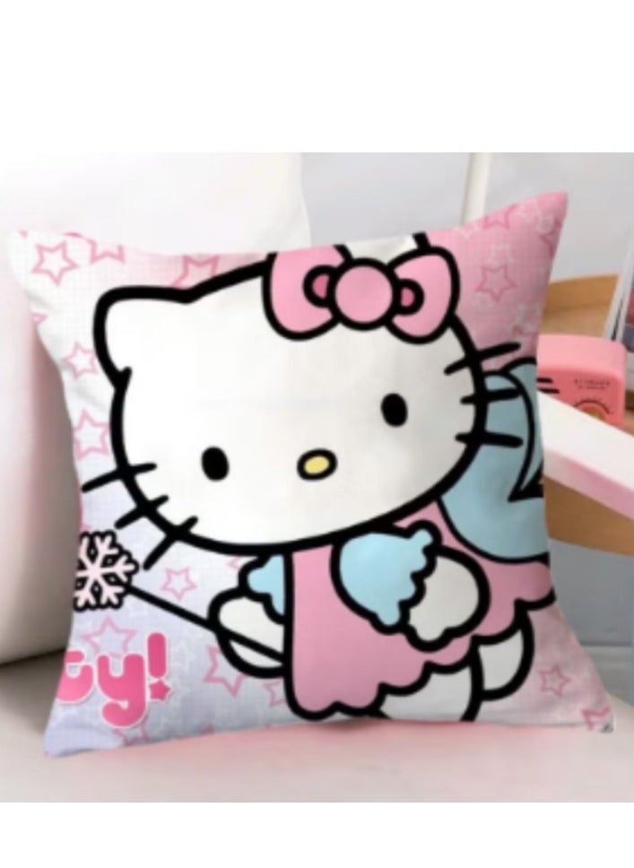 Hello Kitty Cute Cat Pillow Pink Cute Girl Heart Pillow  - Image 4