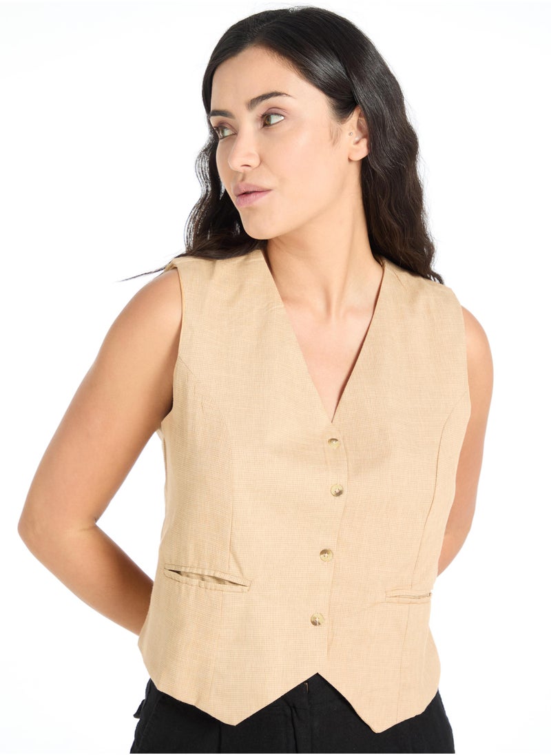 The Label Life Sand Formal Waistcoat  - Image 4