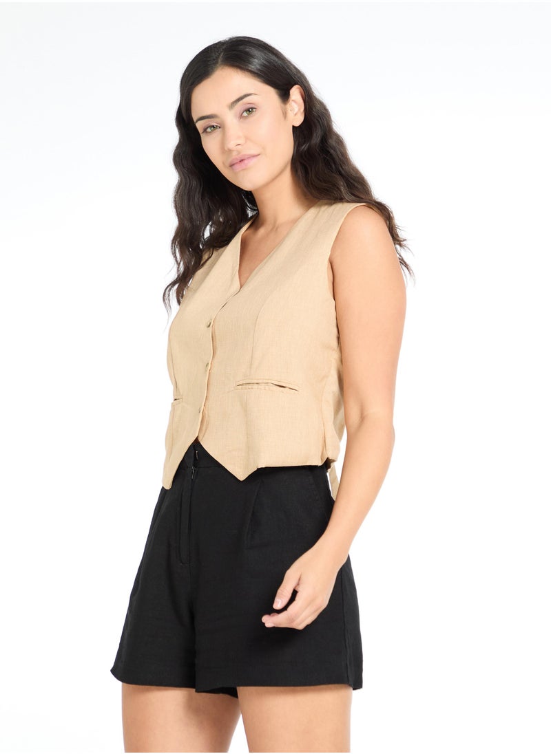 The Label Life Sand Formal Waistcoat  - Image 2