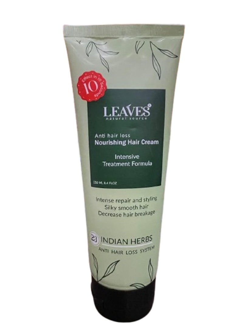 LEAVES Anti Hair Loss nourishing hair cream 250ml  - Image 1