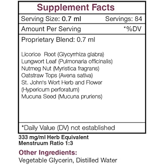 Secrets of the Tribe Quit Secret Alcohol-Free Extract, Licorice,Lungwort,Nutmeg,St. John's Wort. Glycerite Tincture, Nicotine Withdrawal Support (2 fl oz) - Image 4