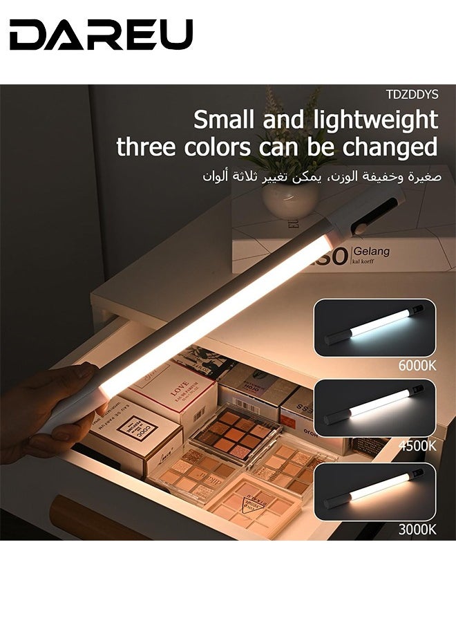 Rechargeable Motion Sensor Under Cabinet Lights, USB-C Wireless LED Closet Light with Digital Display, Adjustable Brightness & Color Temperature, Magnetic Dimmable Lighting for Kitchen, Wardrobe, Stairs, and Pantry