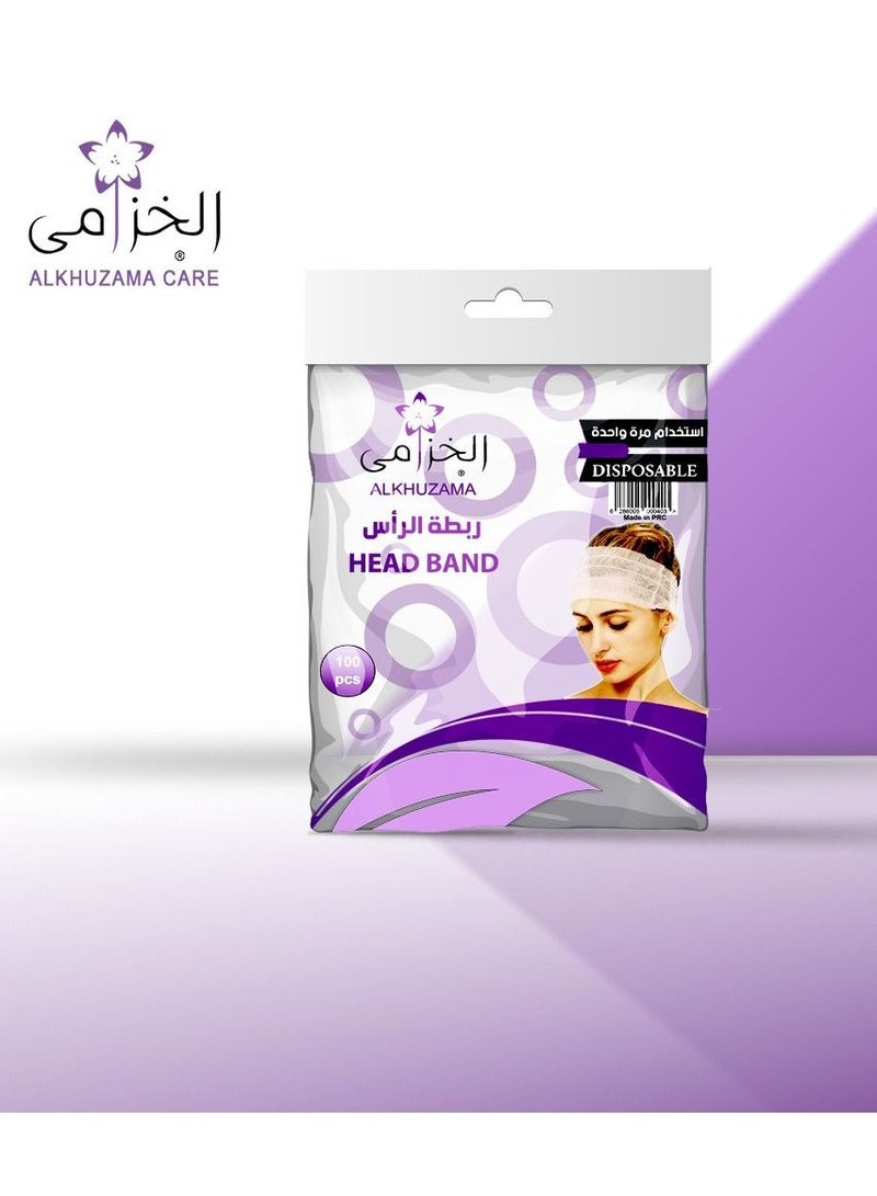 ربطة الرأس للإستخدام مرة واحدة من الخزامى شدة 100 قطعة