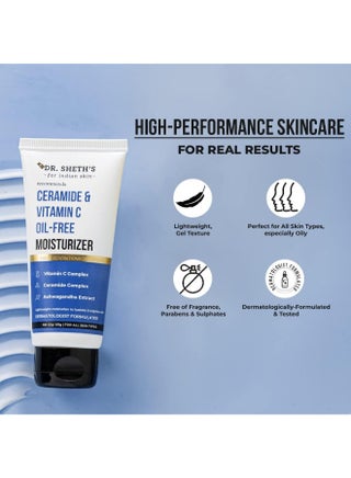 Ceramide And Vitamin C Oil-Free Moisturizer Lightweight, For All Skin Types, 50 g - view 4
