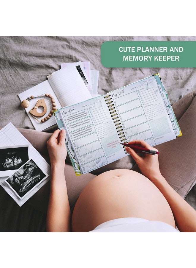 ZICOTO Pregnancy Journal and Memory Book with Stickers and Keepsake Pocket - Lovely Must Have Gift for First Time Moms to Be - The Perfect Planner to Track Your Little Ones Life-Changing Journey - Image 3