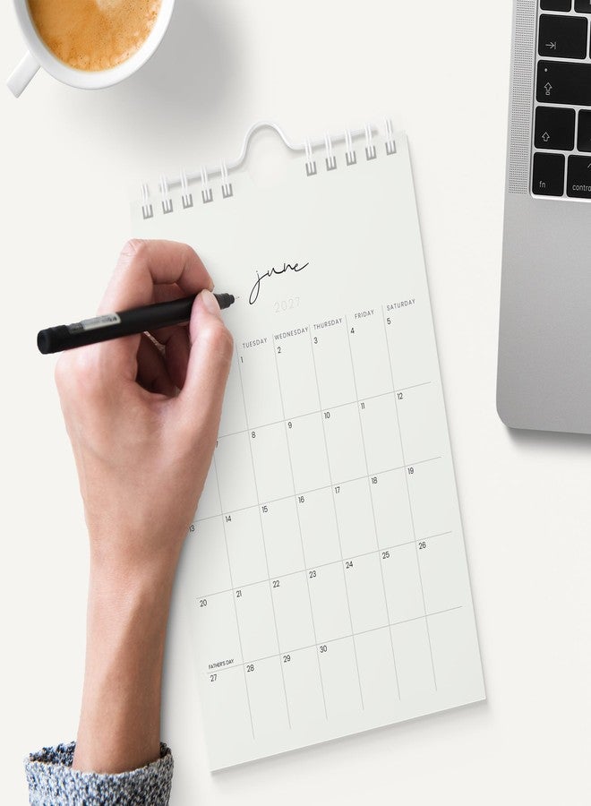 Karto Small Wall Calendar 2026 - Vertical 6x9 inch January 2026 to June 2027 - Small, Versatile, and Easy Planning with the Aesthetic Desk Monthly Calendar - Cursive Beige - Image 5