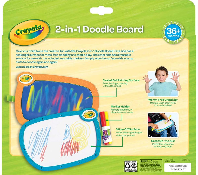 Crayola Creative Play 2-in-1 Double Doodle Board - Image 2