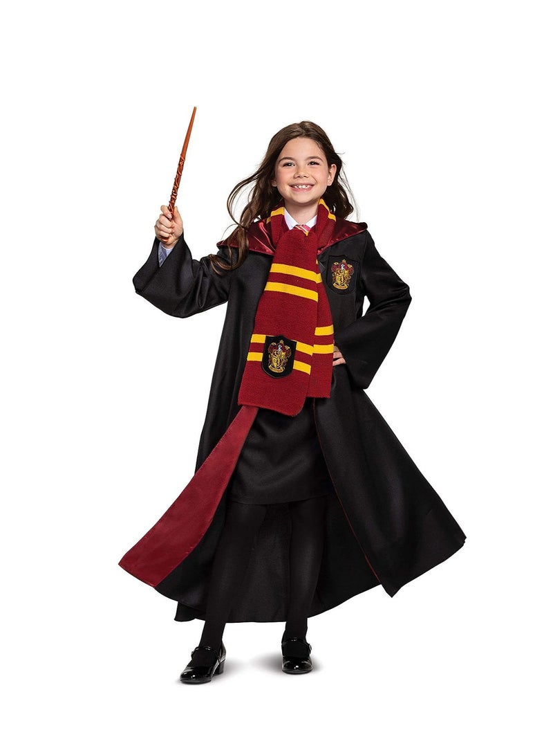 YelaJoy Compatible for 6 Piece Harry Potter Cos Performing Set, Harry Potter Gryffindor Deluxe Robe Childs Costume with Wand Tie Scarf,Costume for Harry Potter Fans Cosplay Gifts Accessory-XXL  - Image 5