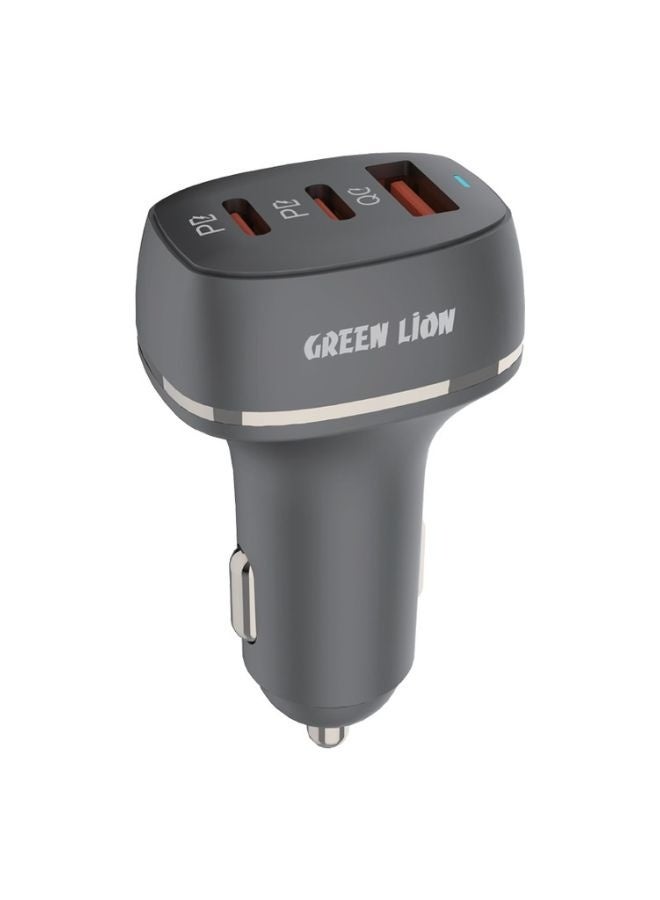 GREEN LION 6-in-1 Travel Charger Kit with 10000mAh Powerbank, 50W Car Charger, Travel Adapter, Cables & Pouch  - Image 4