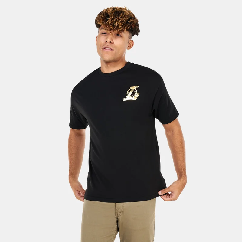 NEW ERA Men's NBA Los Angeles Lakers Metallic T-Shirt