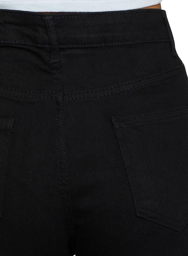 KOTTY Women's Regular Black Jeans - Image 3