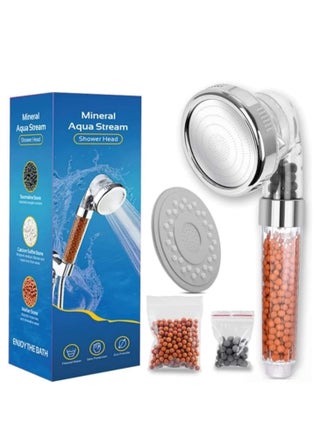 Shower Head Handheld Replacement - with 3 Modes 3way Function - Adjustable Filter Bead Hard Water Boost Water Pressure, Water Saving - pzsku/Z71A773EBD13AA49E5D17Z/45/_/1718884208/c358c963-046a-4f8f-ab3e-f52db7edb2fb