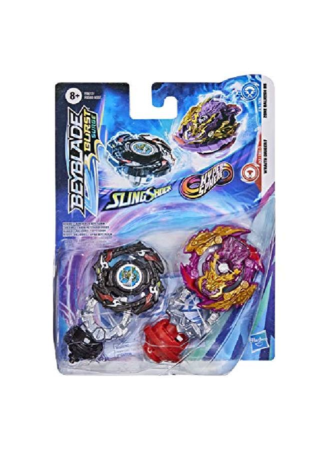 BeyBlade Burst Surge Dual Collection Pack Hypersphere Zone Balkesh B5 And Slingshock Wraith Driger F Battling Game Top Toys - Image 3
