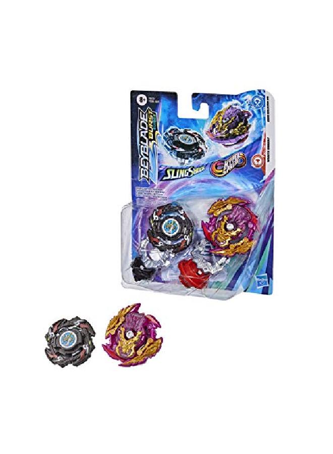 BeyBlade Burst Surge Dual Collection Pack Hypersphere Zone Balkesh B5 And Slingshock Wraith Driger F Battling Game Top Toys - Image 2
