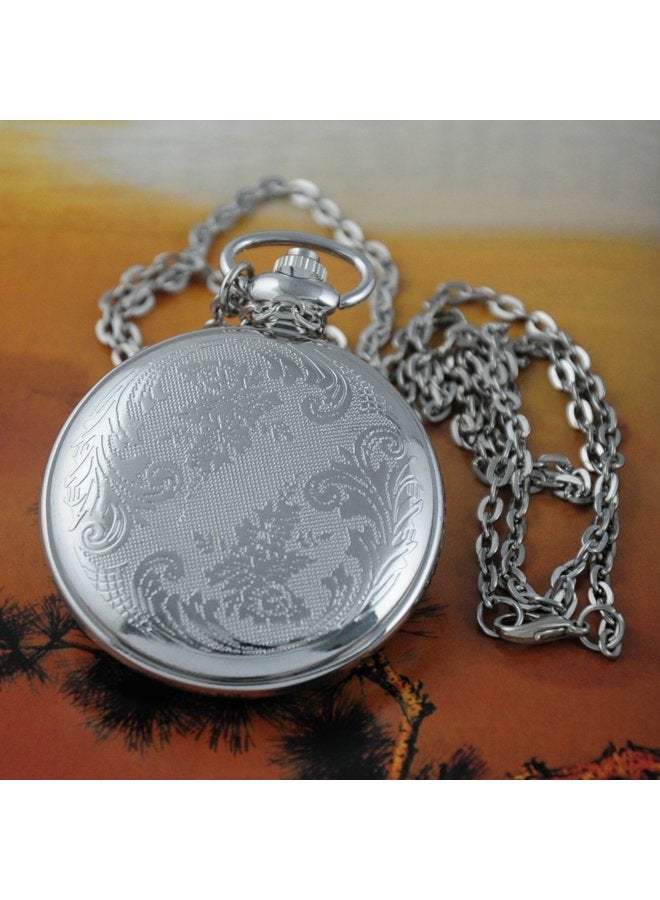 Vigoroso Watches Steampunk Cool Evil Dragon Enamel Painting Pocket Watch in Gift Box - Image 4