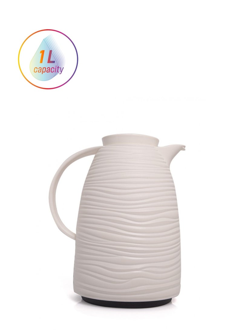 BASURRAH - Thermos For Tea And Coffee From Basurrah White Color 1L / 1.5L / 2L - Image 1