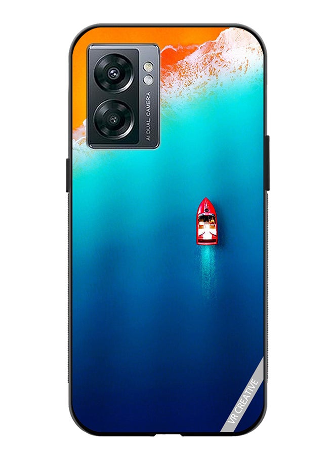 VR CREATIVE Protective Case Cover For Oppo A57 5G Boat Design Multicolour - Image 1