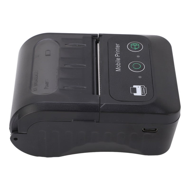 Thermal Printer: 58mm Compact Size, 80mm/s High-speed Printing - Bluetooth Wireless Connectivity, Ink-free Technology Portable Printer for Retail Stores, Restaurants, Shopping Malls - Image 1