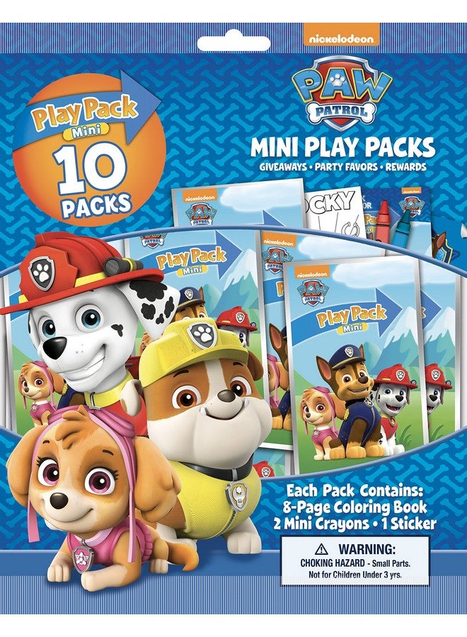 Bendon Paw Patrol 10 Mini Play Packs, 36 months to 144 months - Image 1